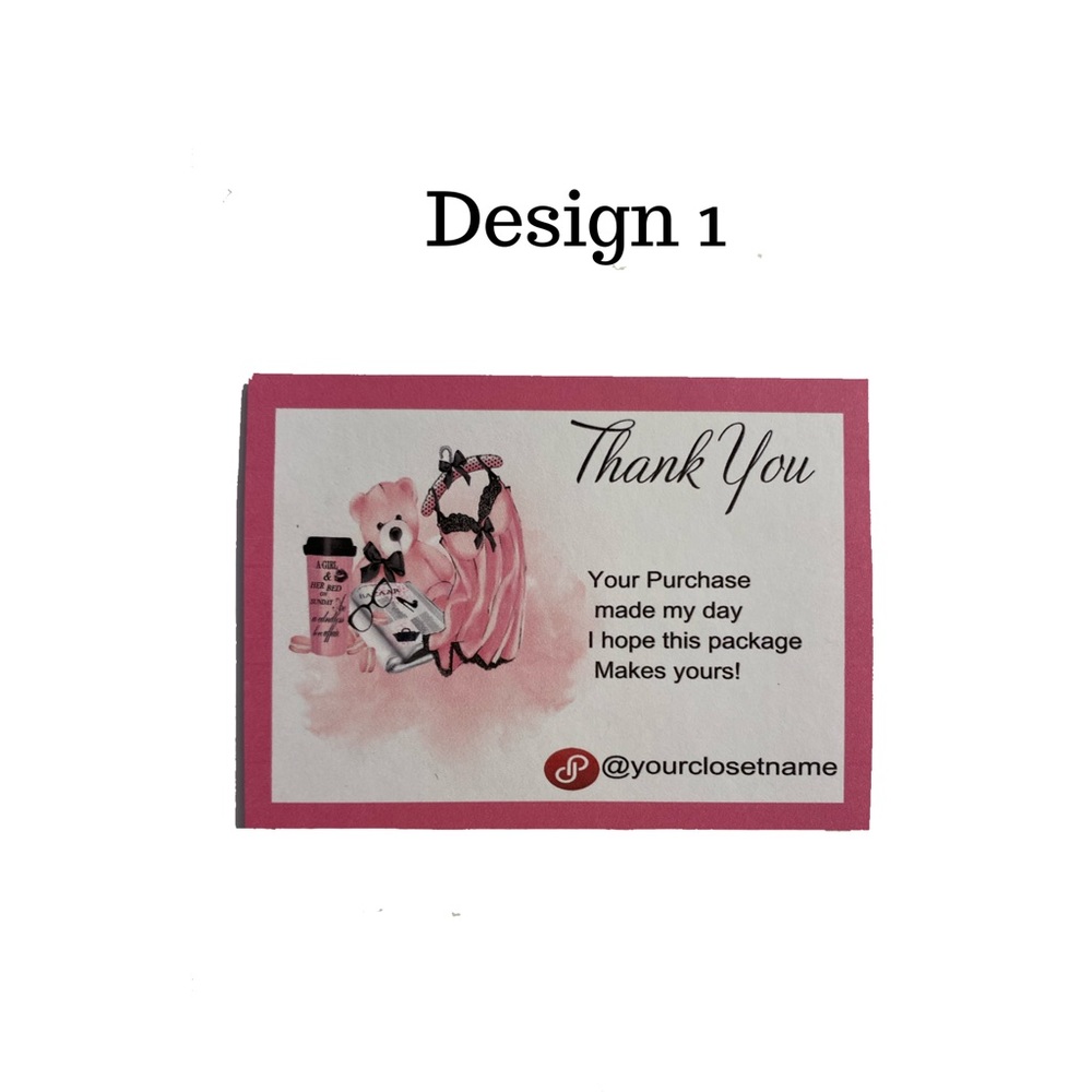 Thank You Cards for Packaging - Picture 5 of 13